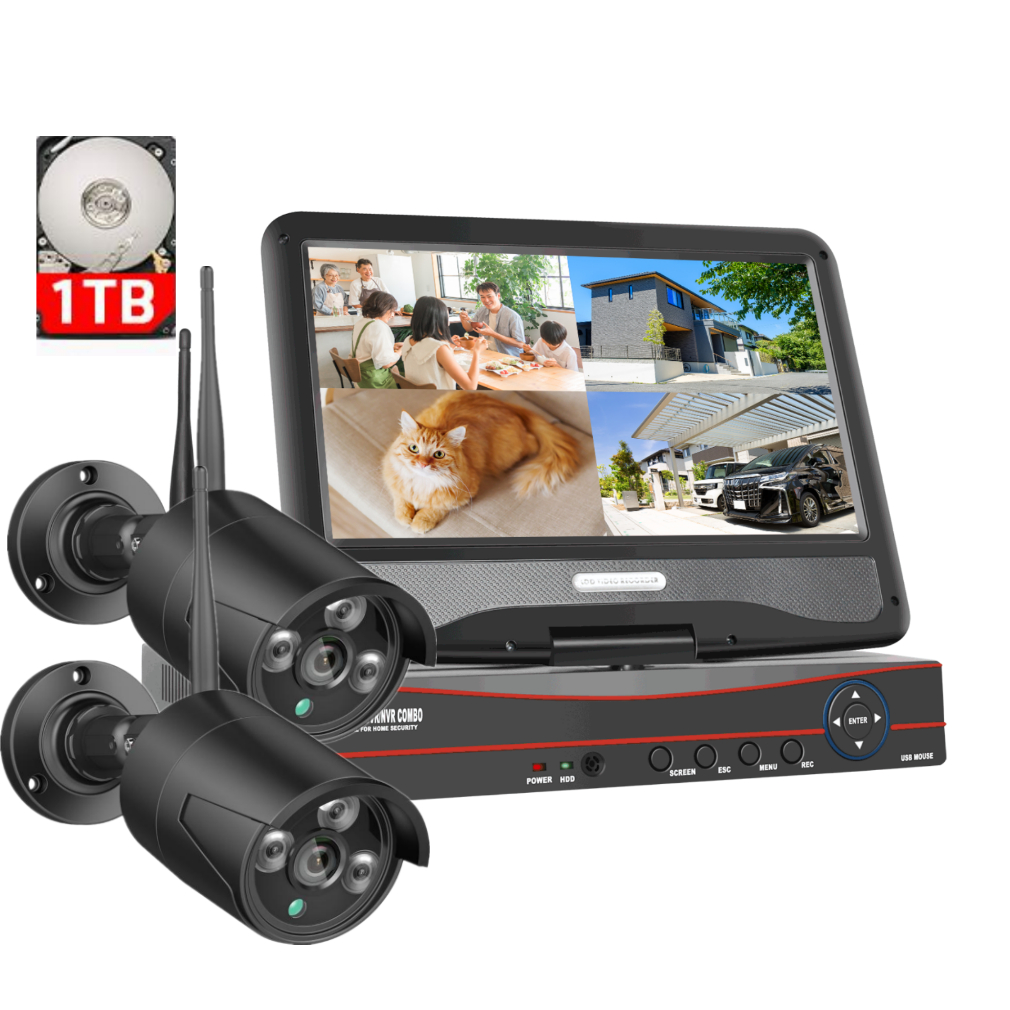 アキバガジェット 防犯カメラ 屋外 セット 家庭用 ワイヤレス wifi