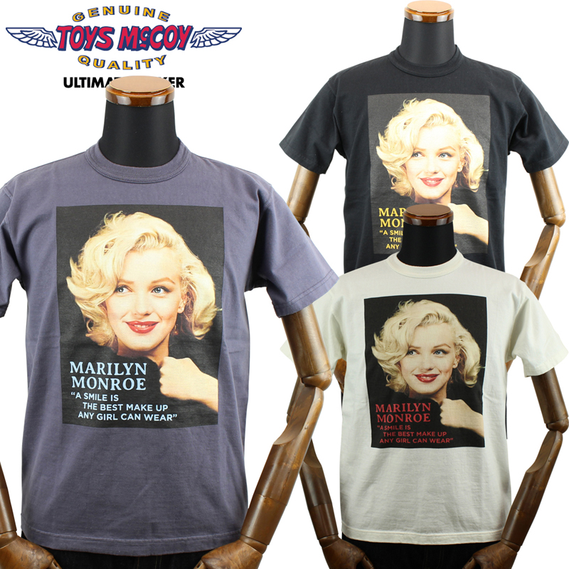 TOYS McCOY（トイズマッコイ） マリリン・モンロー 半袖 Tシャツ 
