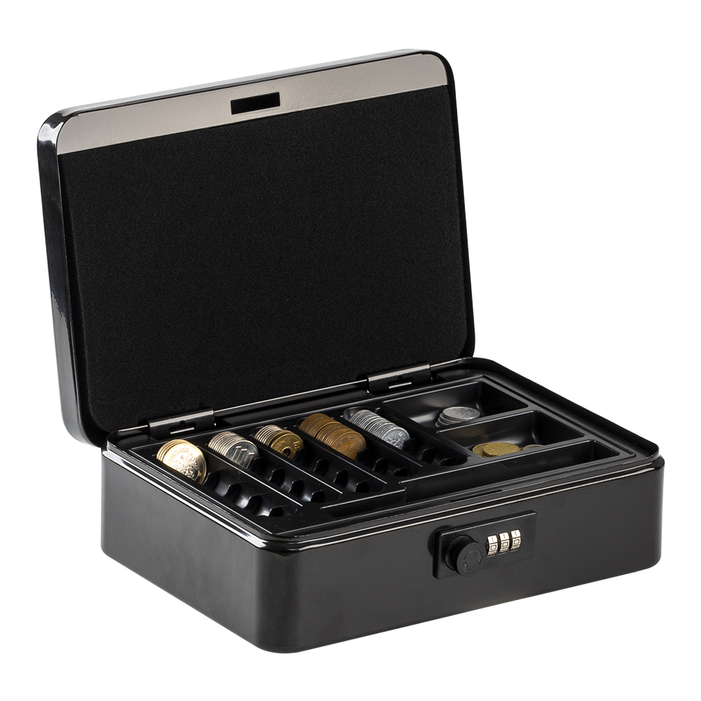 手提げ金庫 キャッシュボックス ダイヤル付 B5 サイズ 会計 オフィス