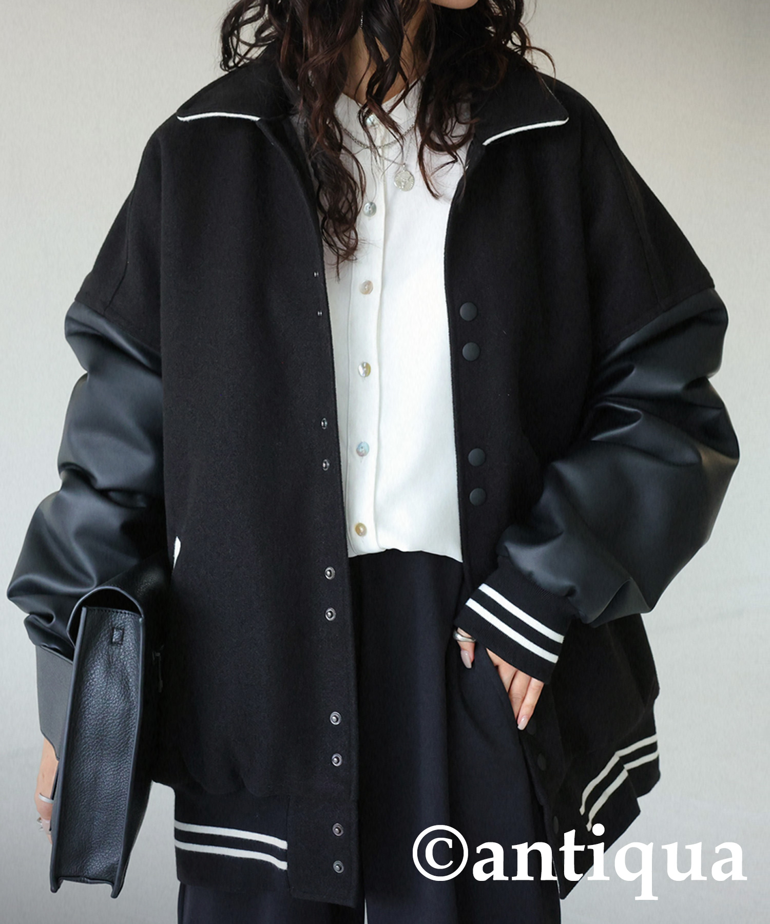 antiqua（アンティカ） スタジャン レディース アウター スタジアム