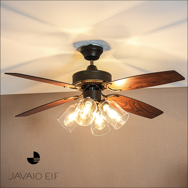 JAVALO ELF シーリングファンライト 選べる豪華特典 ジャヴァロエルフ