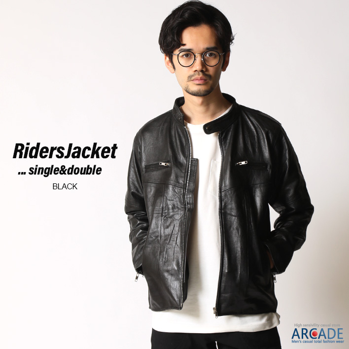 ARCADE（アーケード） 本革 ライダースジャケット メンズ アウター