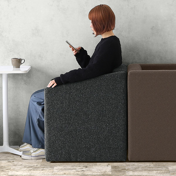 ソファ 1人掛け コンパクトソファ 座面高45cm 1人 北欧 いす 椅子 1人