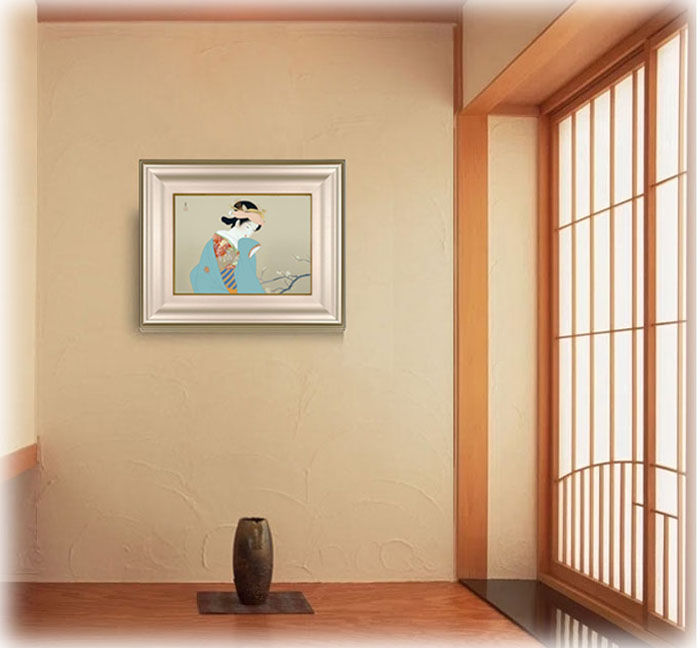 絵画 上村松園 （うえむらしょうえん）・ 春芳（しゅんぽう） 日本画