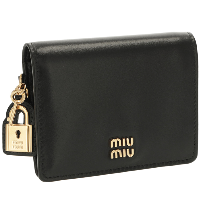 miu miu（ミュウミュウ） 【並行輸入品】 財布 二つ折り レザー
