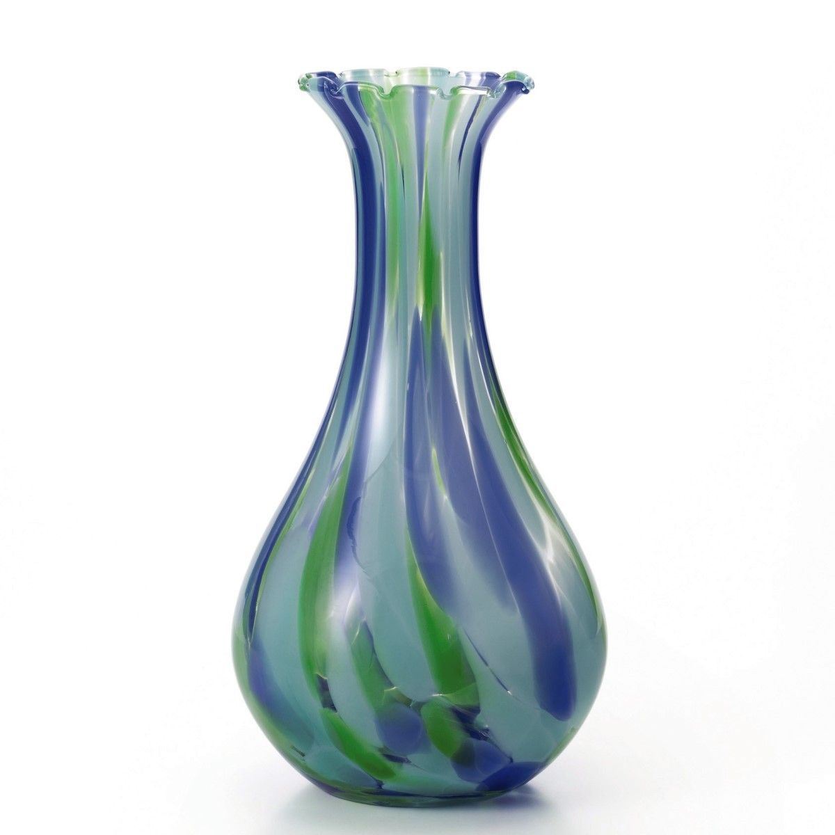 津軽びいどろ 花瓶 花びん フラワーベース 花器 おしゃれ ガラス