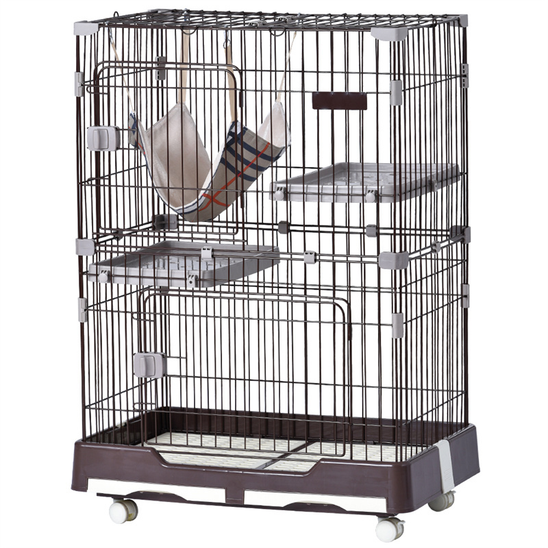 BTM 猫 ケージ キャットケージ ペットケージ キャスター付 猫ゲージ