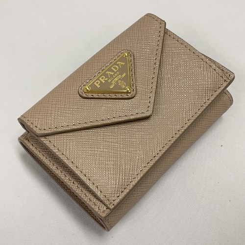 PRADA（プラダ） サフィアーノトライアングル 財布 レディース ピンク