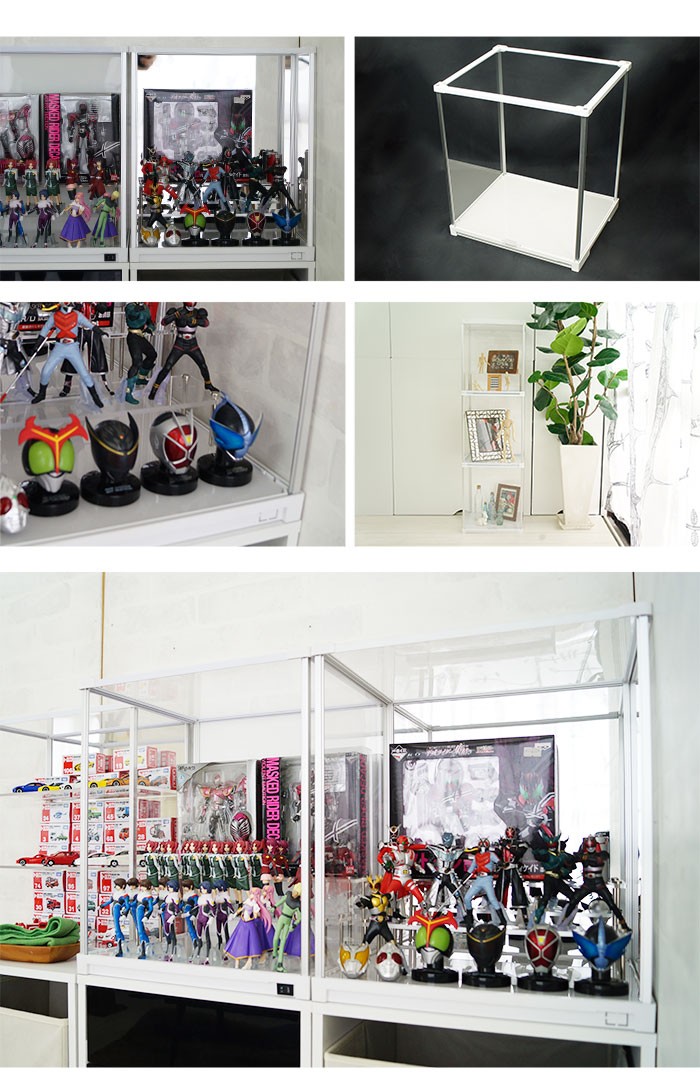 UVカット コレクションケース LEDなしタイプ (背面クリア) フィギュア