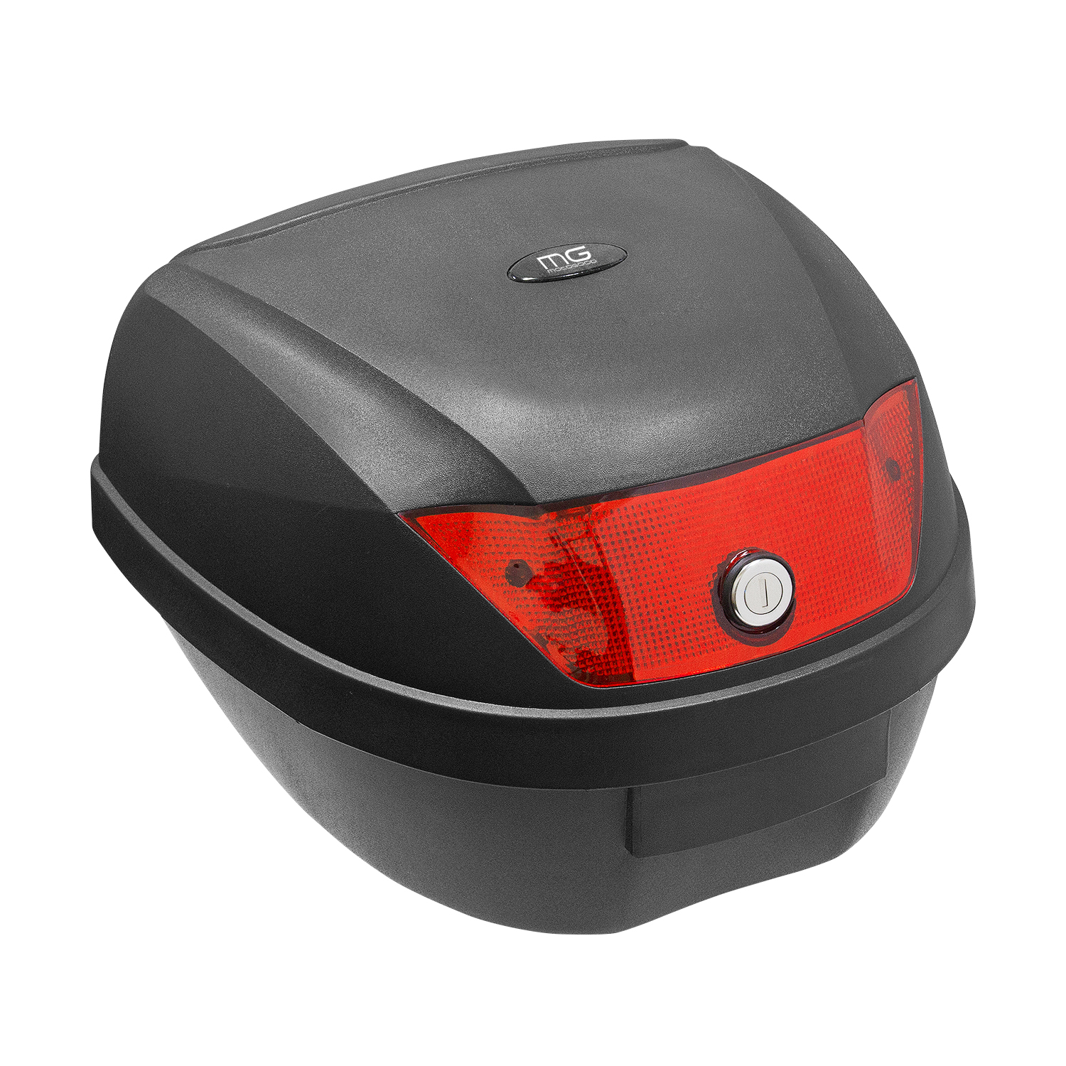 バイク リアボックス 28L 鍵付き 黒 ブラック TYPE-A オートバイ 原付