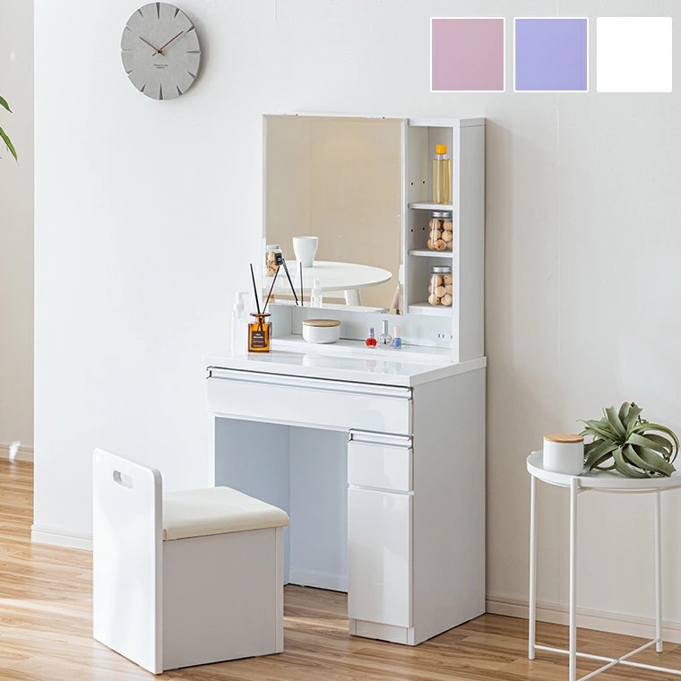 ドレッサー おしゃれ 子供 安い 白 一面鏡 1面鏡ドレッサー コンパクト