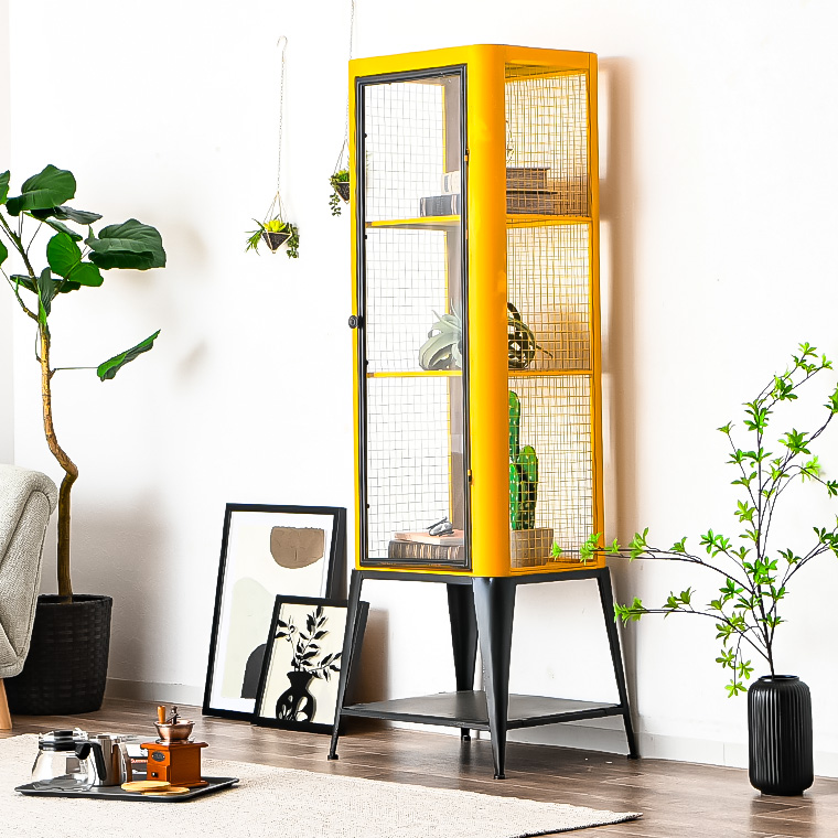 昭和レトロ ヴィンテージ 飾り棚キャビネット 収納棚 キャビネット