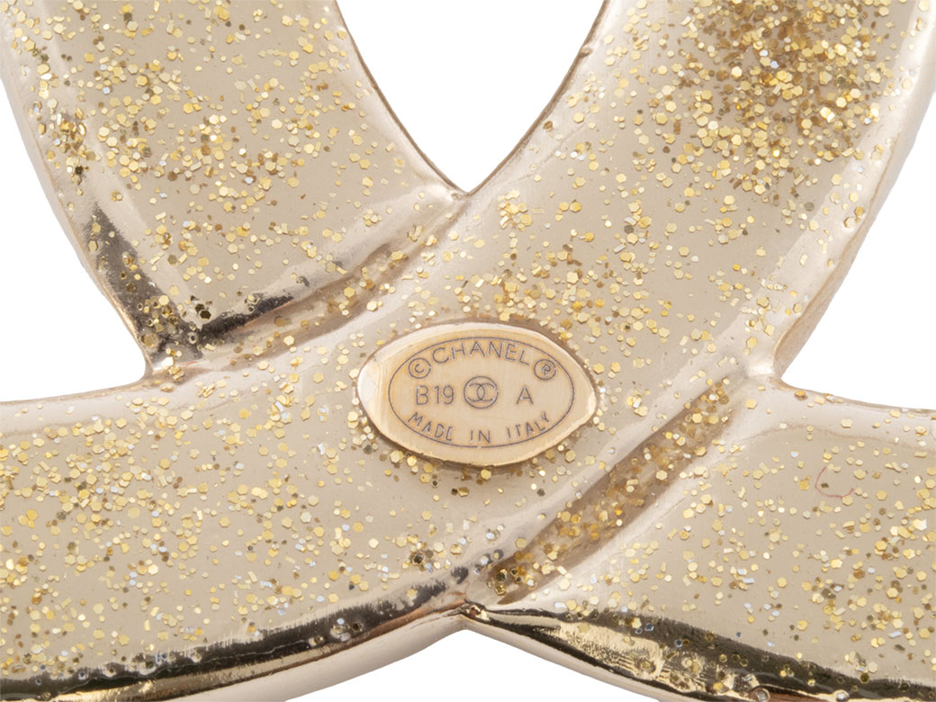 CHANEL（シャネル） ブローチ B19A ラインストーン ゴールド