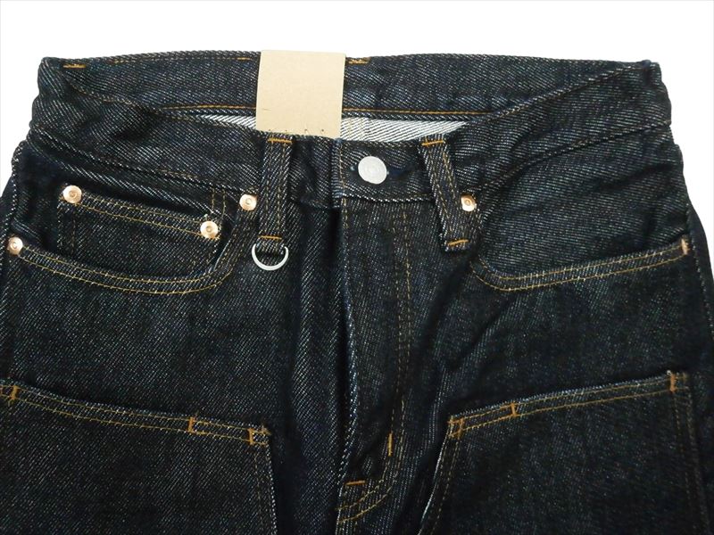 児島ジーンズ ジーンズ RNB-1221WK 21oz.ダブルニー デニムストレート