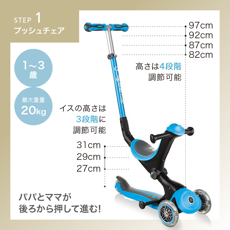 GLOBBER（グロッバー） グロッバー ゴーアップ アンティークブルー