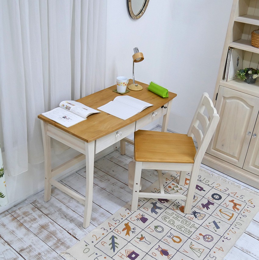 和製アンティーク】折り畳み式 勉強机 落合製作所 チューリップ透かし