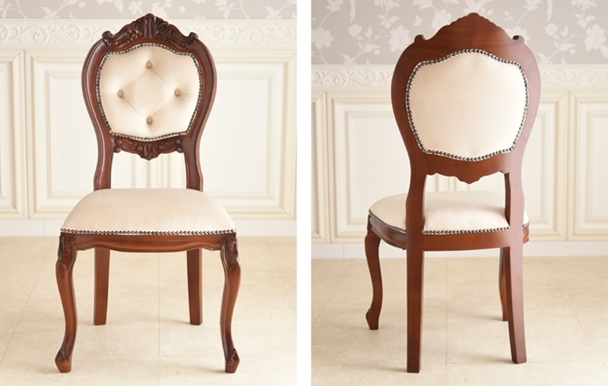 ダイニングチェア チェアー 木製 アンティークチェア アンティーク