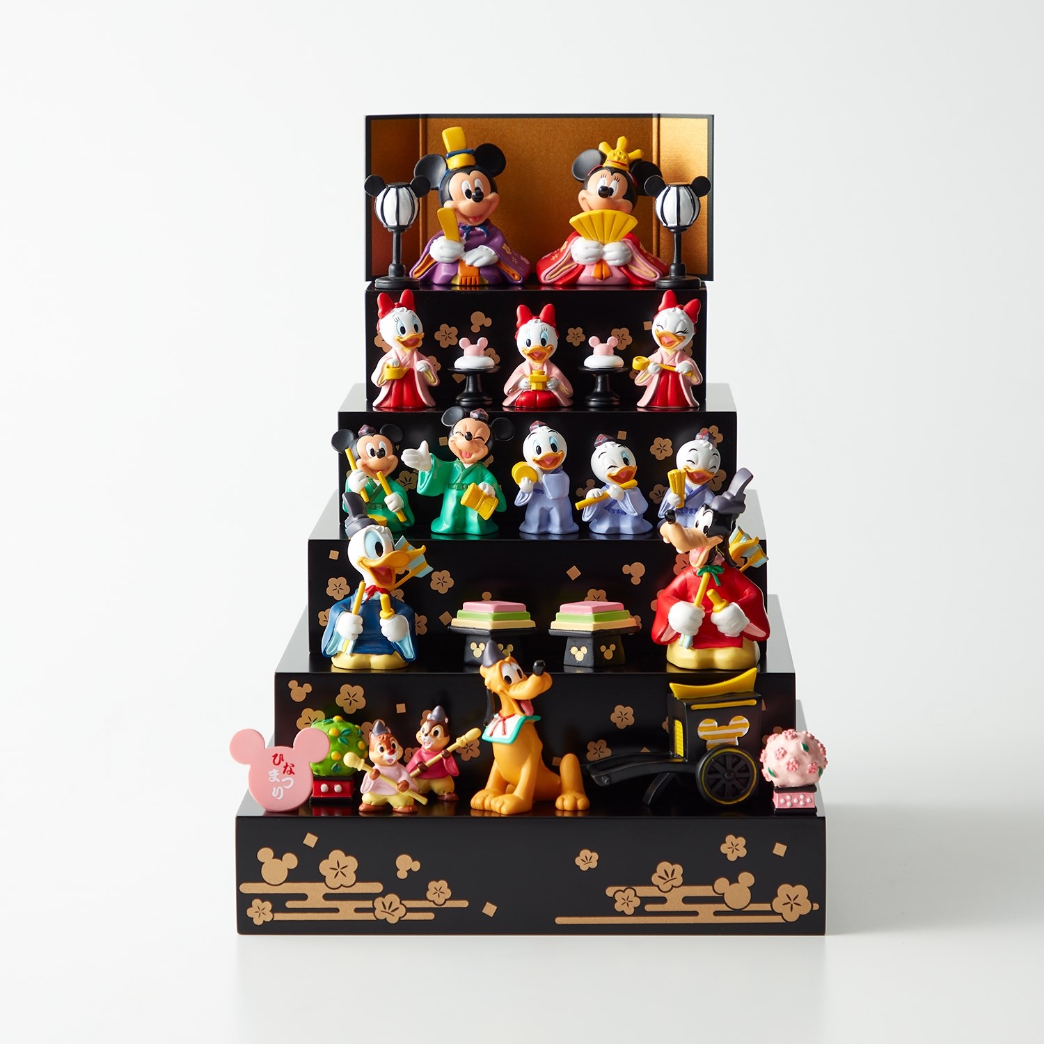 1100個 限定リミテッドエディション)ディズニー ミッキー＆ミニー ひな