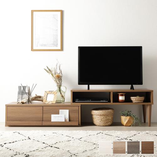 RASIK（ラシク） テレビ台 伸縮 テレビボード 引き出しタイプ 幅90cm
