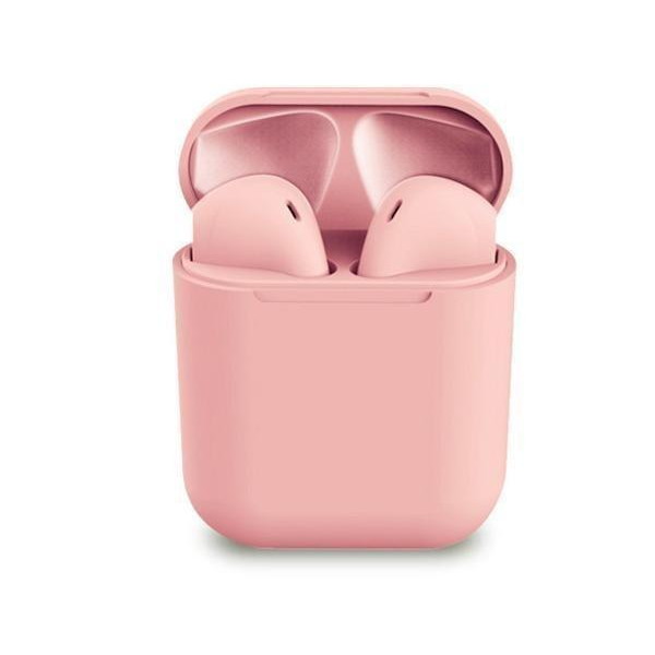 2個セット イヤホン ワイヤレス ピンク bluetooth i12 ブルートゥース