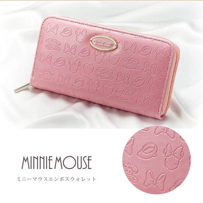 アウラニディズニー ミッキー ミニー 財布 アウラニディズニー