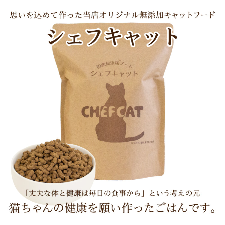 シェフキャット 800g キャットフード ドライフード 猫 子猫 餌 無添加