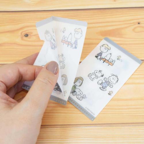 クリアファイル ミニファイル スヌーピー ピーナッツ フレンズいっぱい