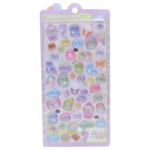 シールシート ボンボンドロップシール がおがおボンボン クーリア
