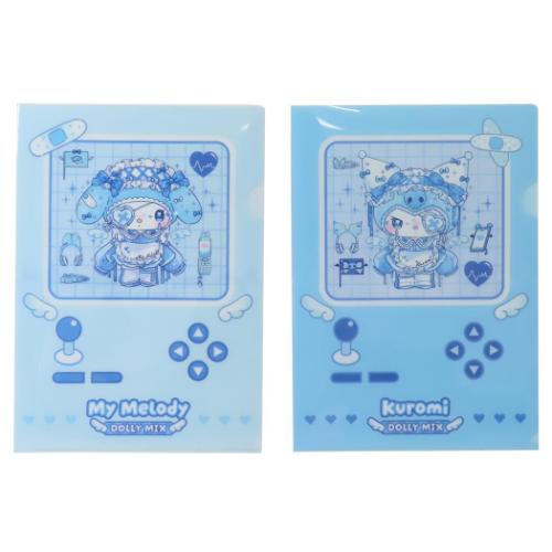 クロミ クリアフォルダー マイメロディ＆クロミ A4クリアファイル2枚