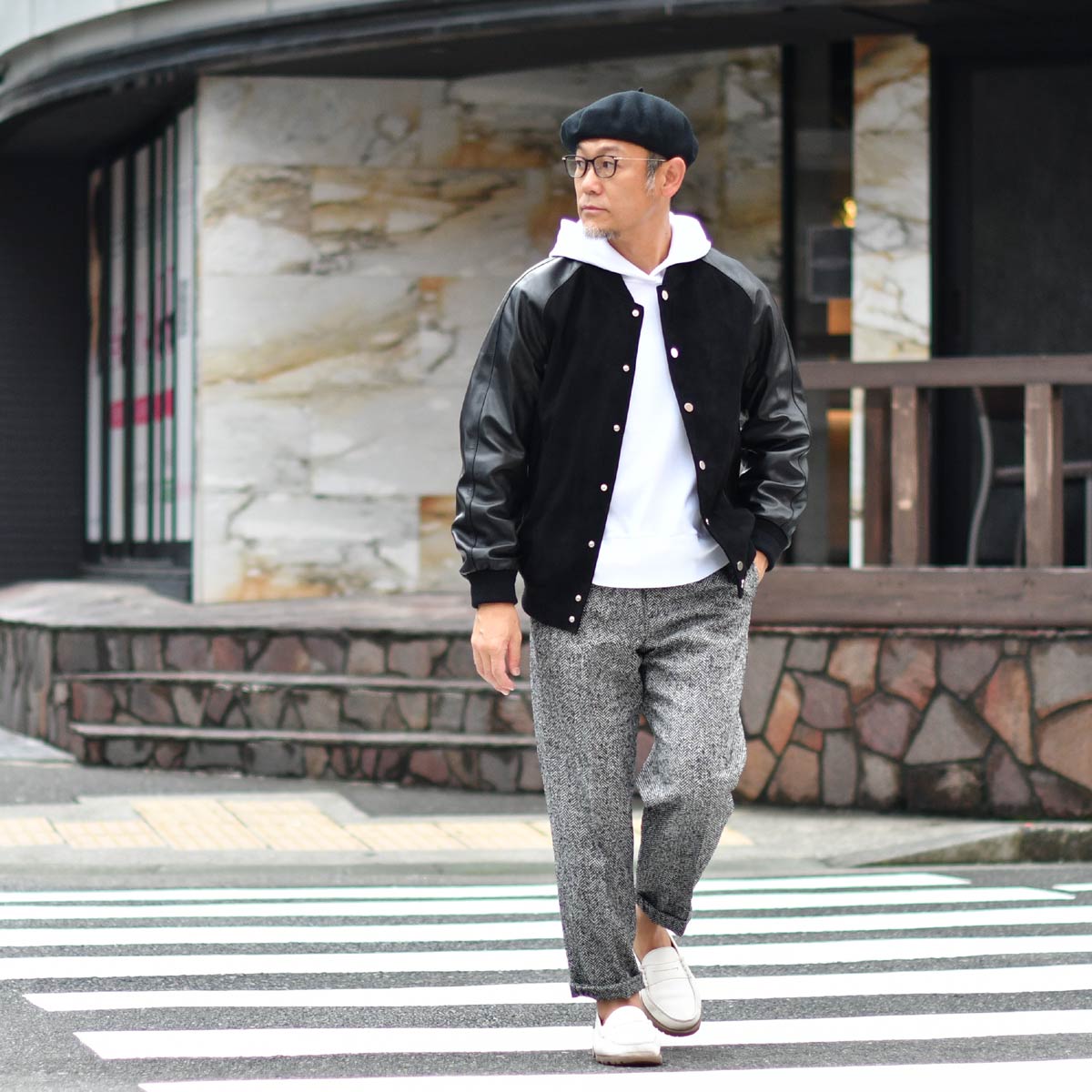 CINQUANTA【チンクアンタ】スタジャン アワードブルゾン Q528 2011