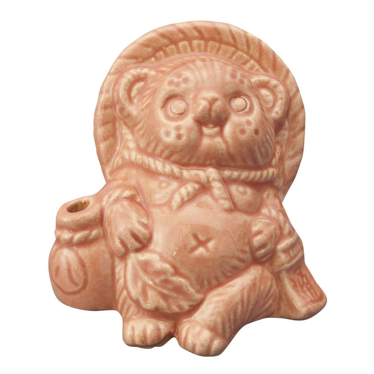 信楽焼 Tanutanu 腰掛けミニたぬき ヤマ庄陶器 狸 オス メス ミニ 置物