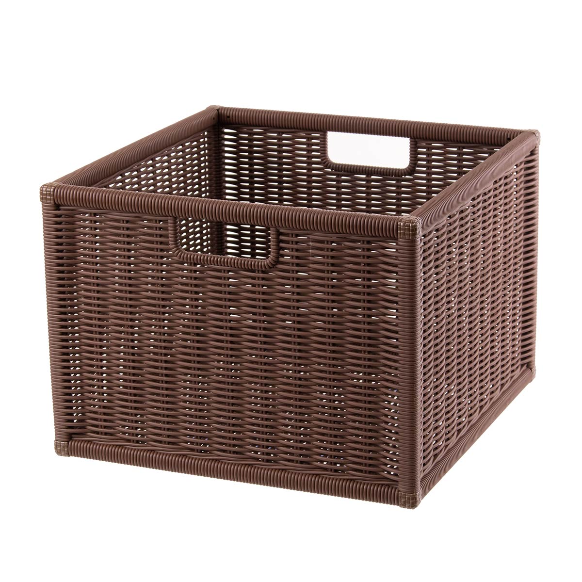 ラタン風収納ボックス 3個セット 組み立て式 （ バスケット かご カゴ