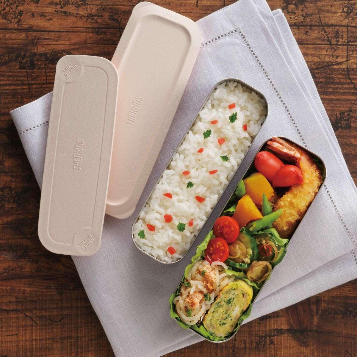 THERMOS（サーモス） 弁当箱 2段 635ml フレッシュランチボックス