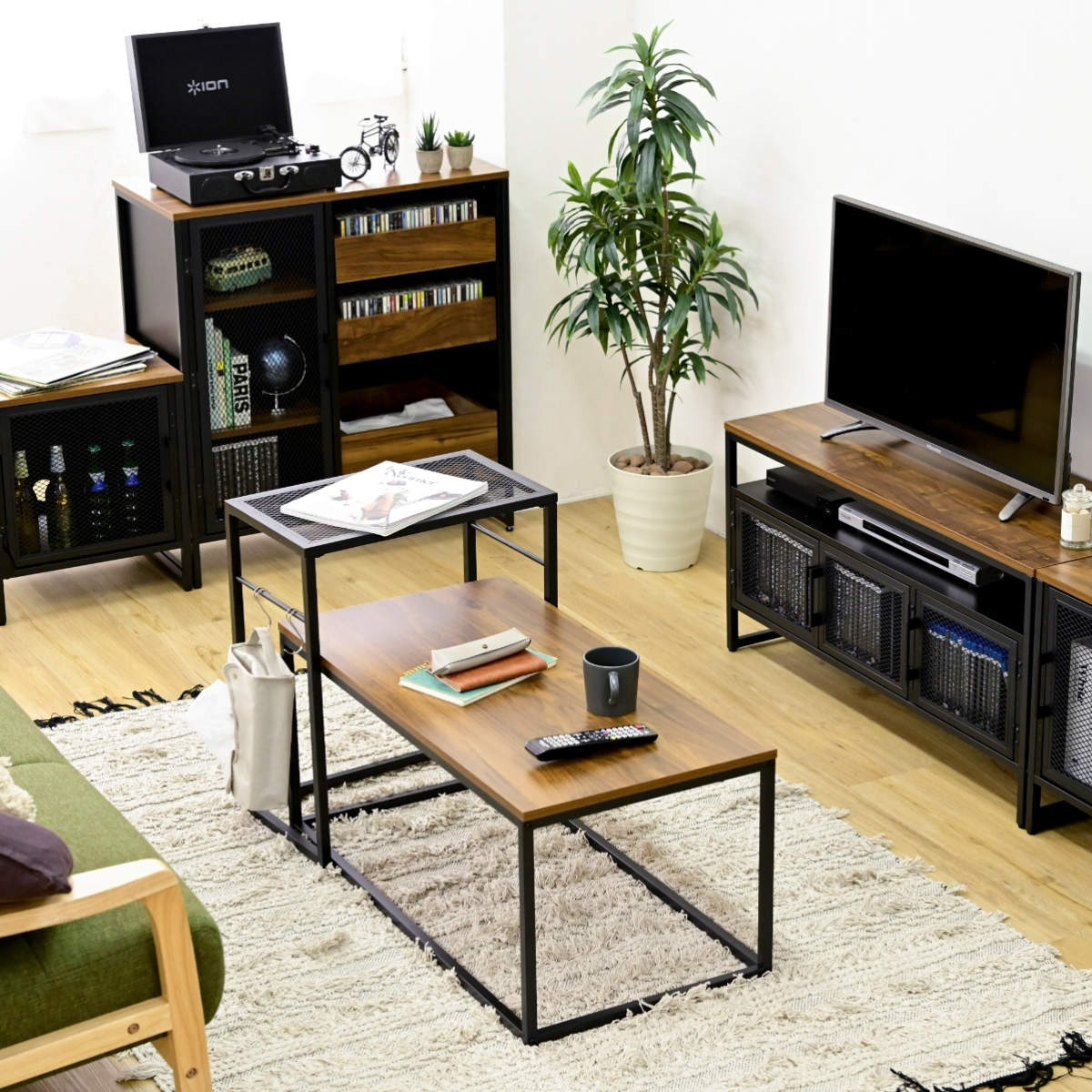 人気！コンパクト G-Plan 木製ネストテーブル 3点セット ブラウン 人気