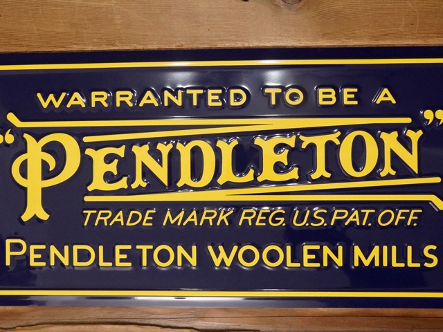 PENDLETON（ペンドルトン） : SIGNBOARD / ペンドルトン サインボード