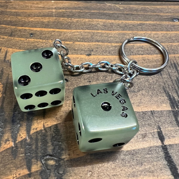 4種】TWIN DICE Keyring キーホルダー サイコロ Las Vegas ラスベガス