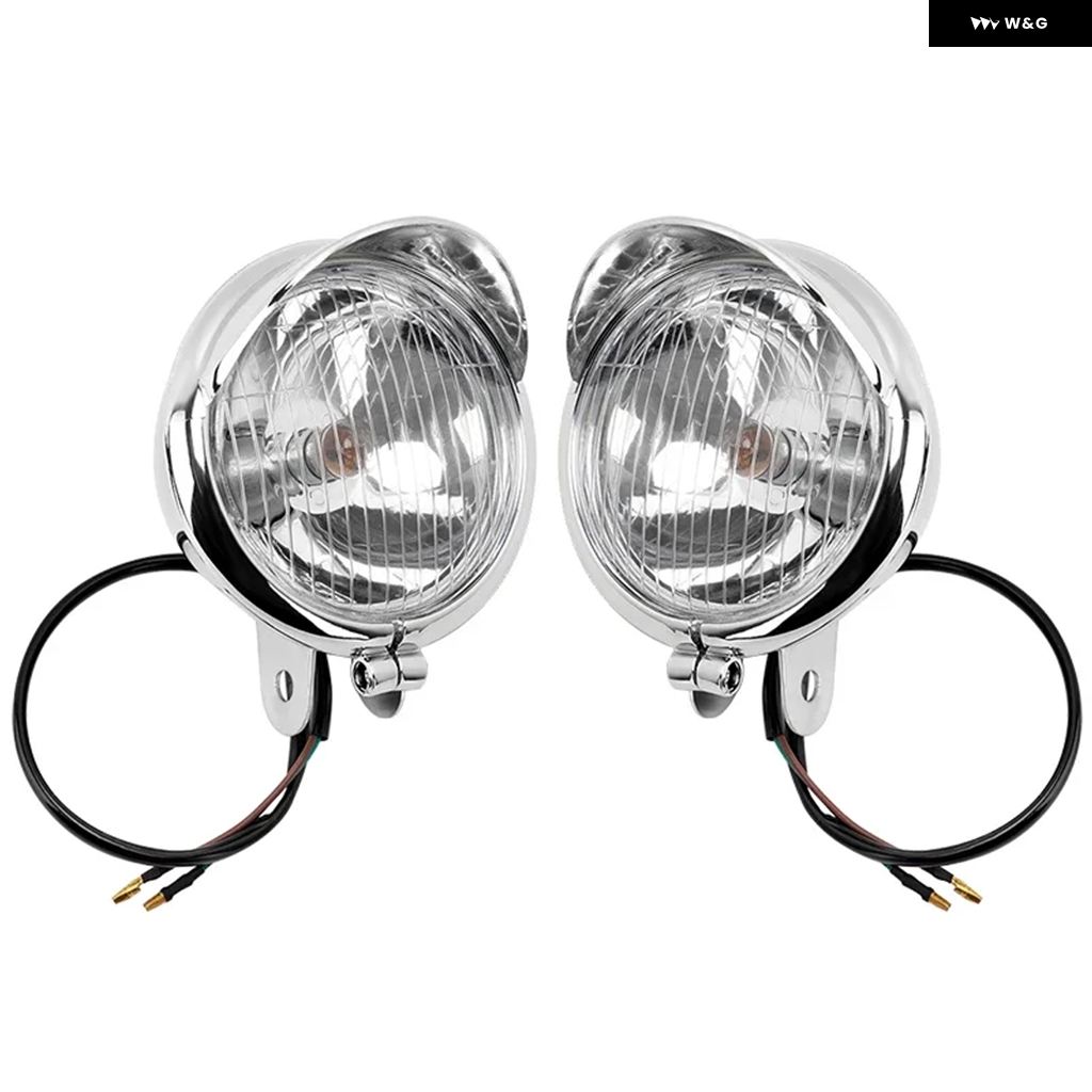 並行輸入品 クローム バイク オートバイ ABS レトロ LED パッシング