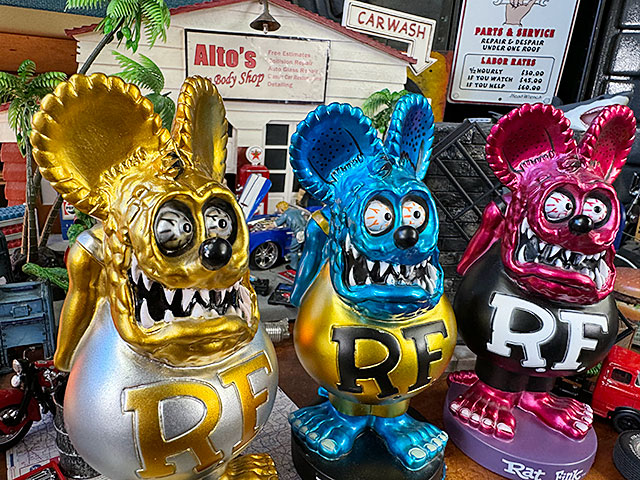 RATFINK ラットフィンク 3個セット RAT FINK ラットフィンク ボビング