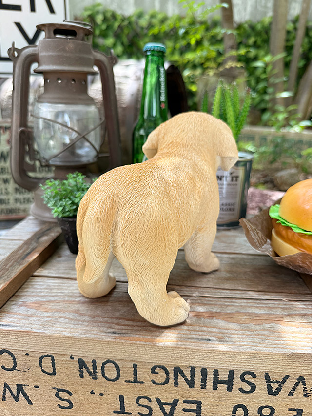 ラブラドールレトリバー レジン製スタチュー ドッグオーナメント