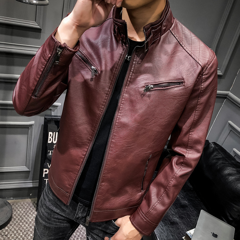 モーターサイクルジェニュインシープスキンレザージャケット! 全4色