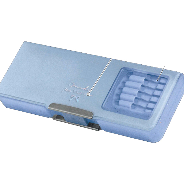 CRUX（クラックス） カルミエールクリア 両面開き ペンケース 筆箱