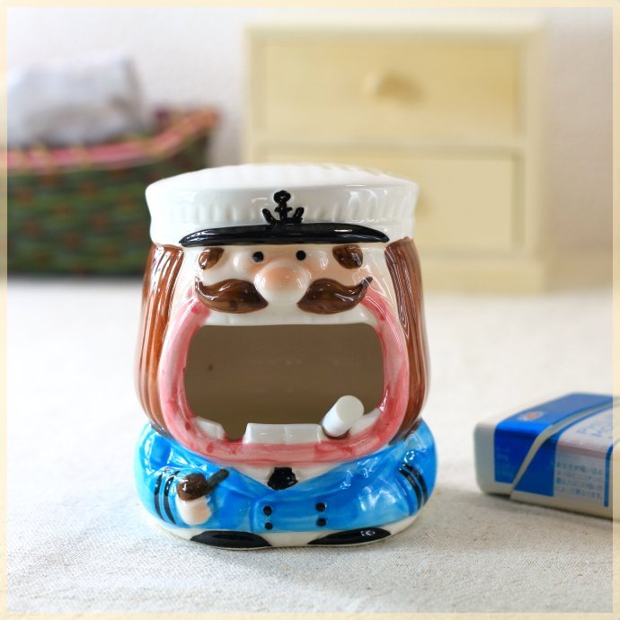 キャプテンシガー灰皿 国産 瀬戸焼 灰皿 陶器 陶器製 アシュトレイ