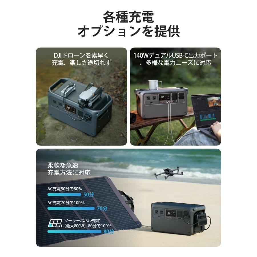 DJI ポータブル電源 防災 即納 DJI Power 1000 ポータブル バッテリー