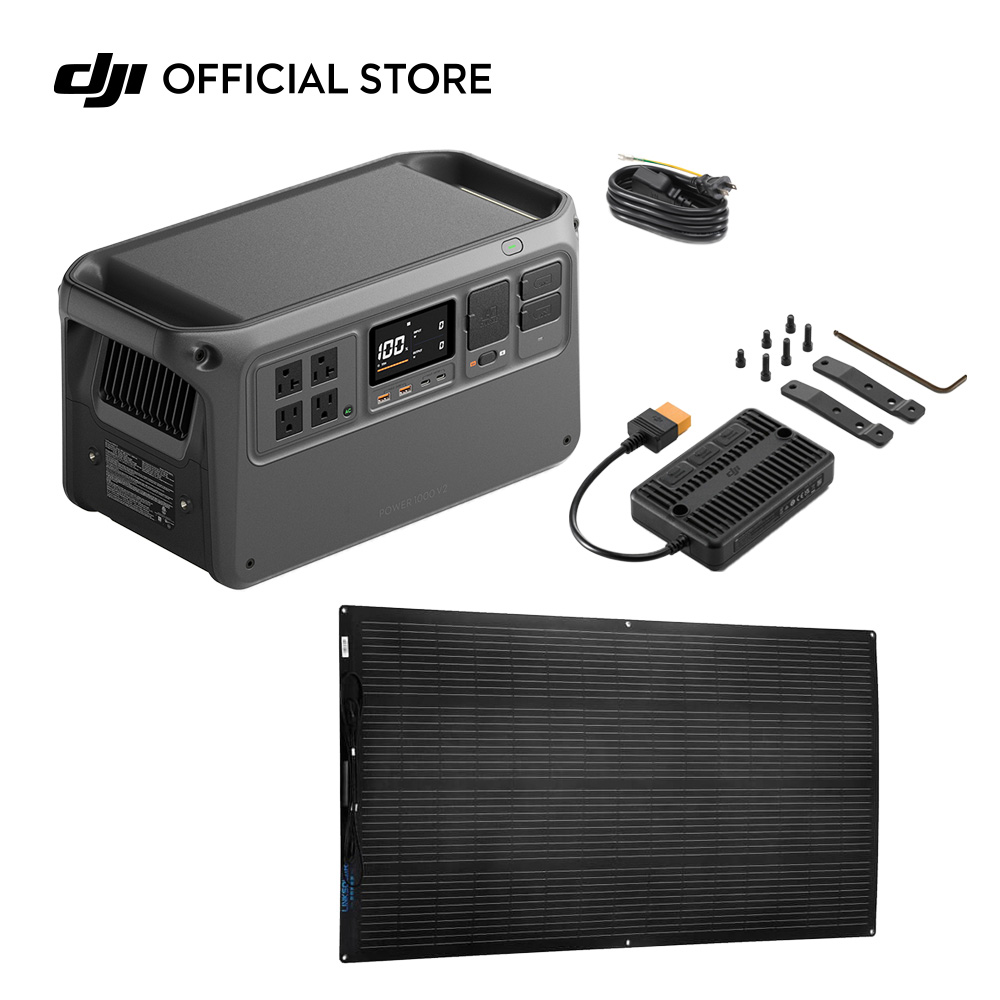 DJI DJI Power 1000 V2 200Wフレキシブルソーラーパネルコンボ