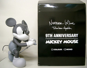 ナンバーナイン number(n)ineミッキーマウスフィギュア（モノクロ