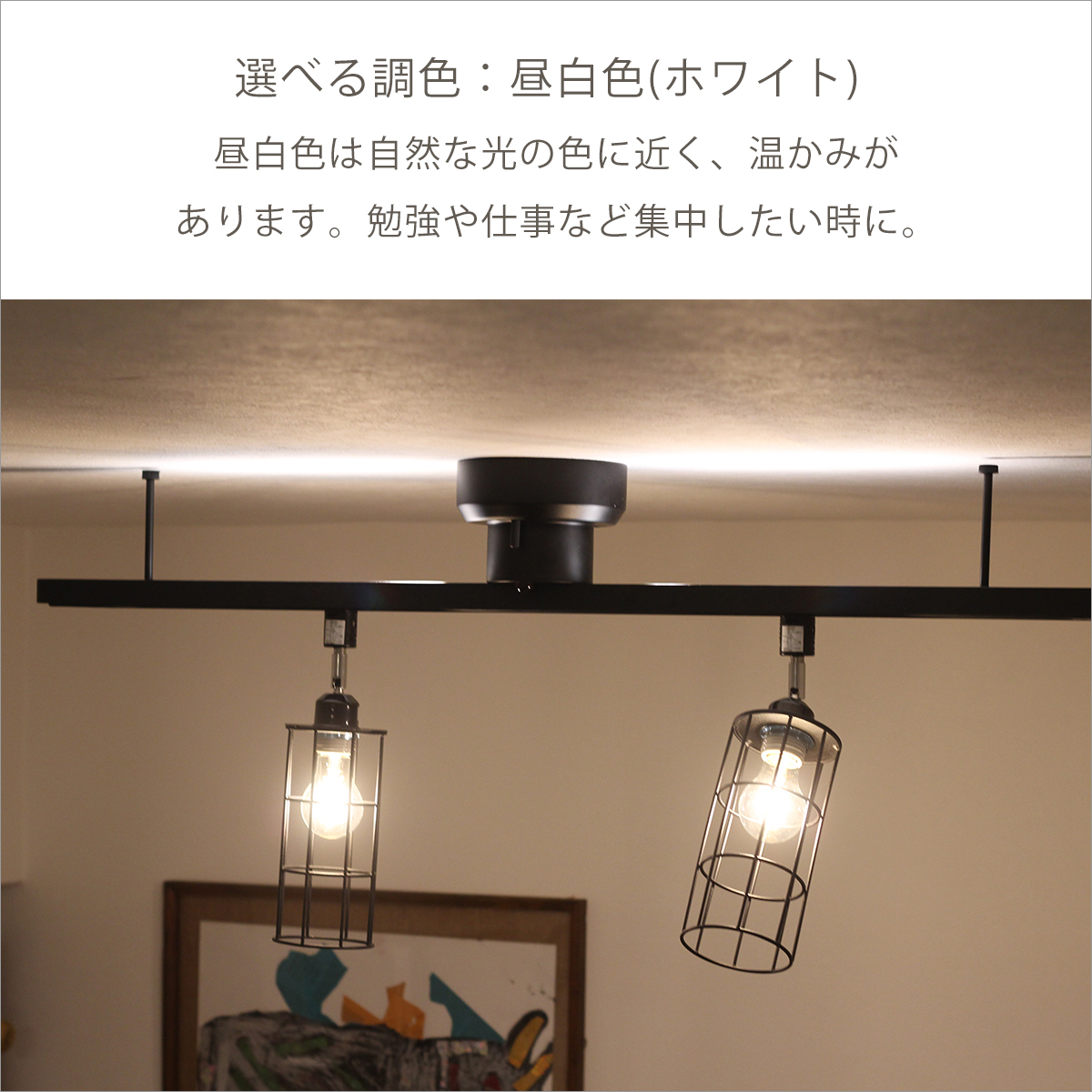 BRID（ブリッド） 簡易取り付け照明用ダクトレール LEDライト付き