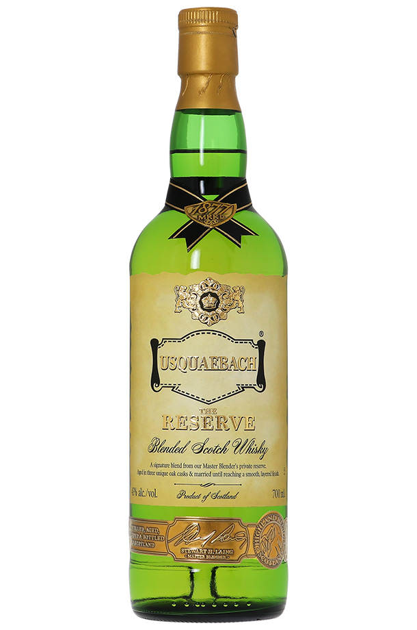 ウイスキー ウシュクベ リザーヴ 43度 正規 箱付 700ml スコッチ 洋酒