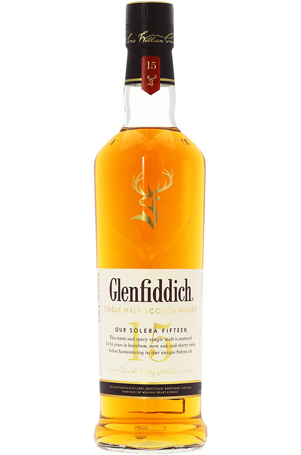 グレンフィディック ウイスキー 15年 ソレラリザーブ シングルモルト