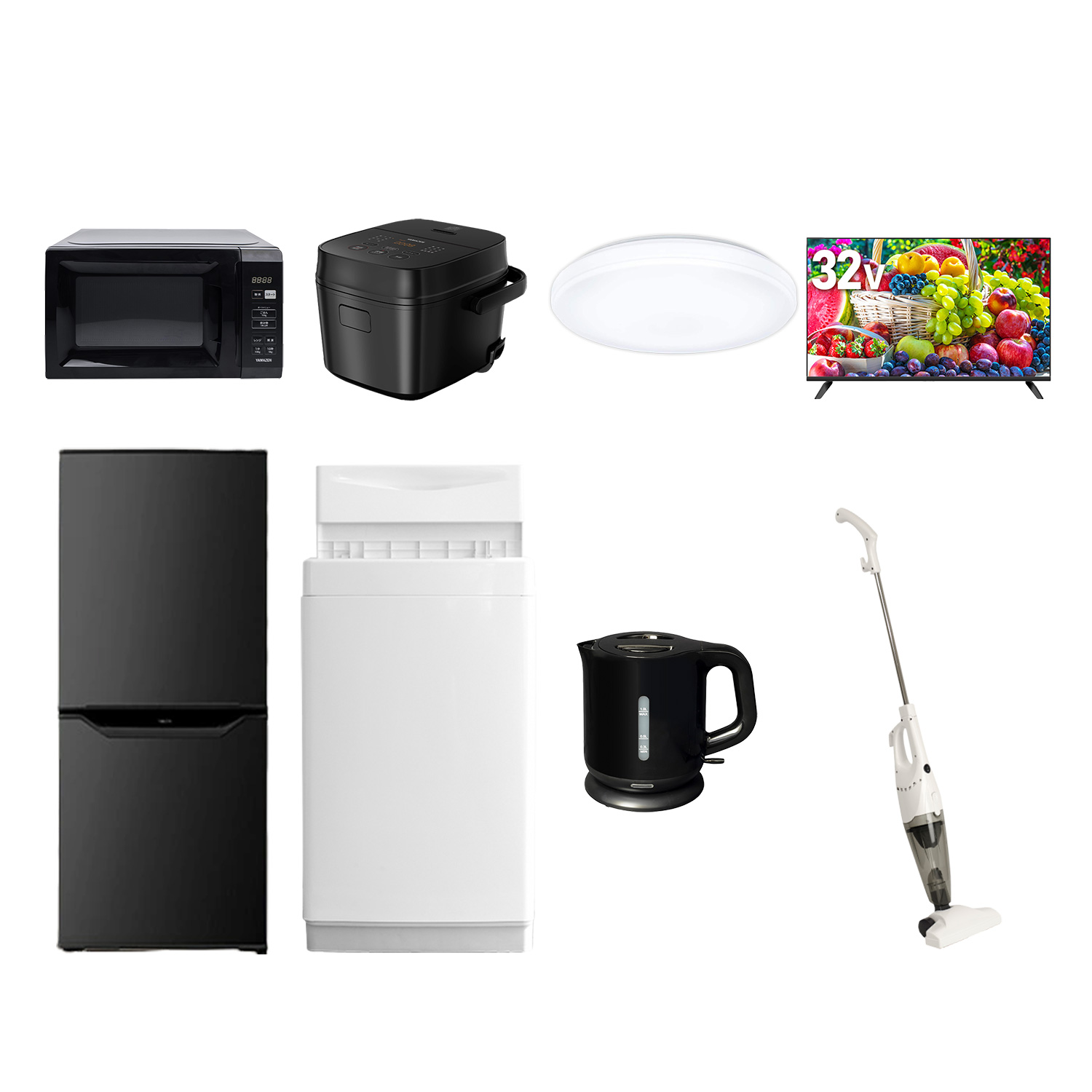 福岡市近郊限定 ヤマダ一色 3点セット 冷蔵庫 洗濯機 電子レンジ 福岡