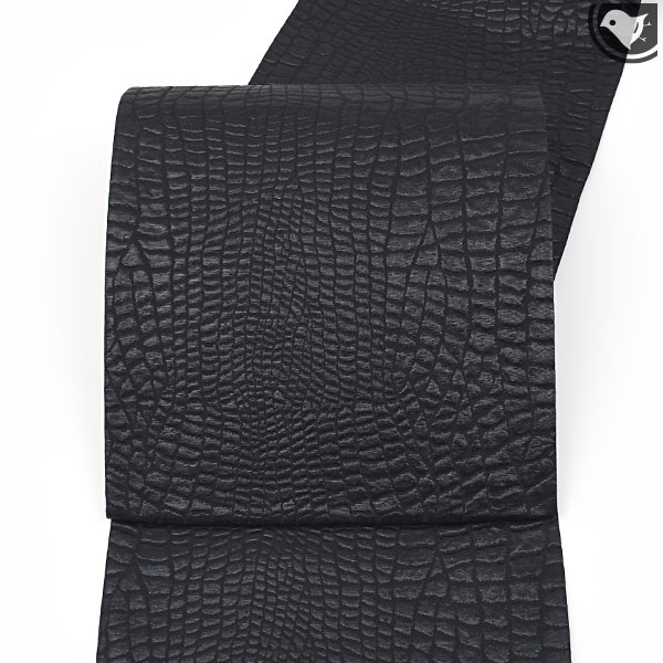 京丹後産 風通膨れ織 黒クロコ 松田忍 謹製 袋帯 正絹 日本製 : 帯専門